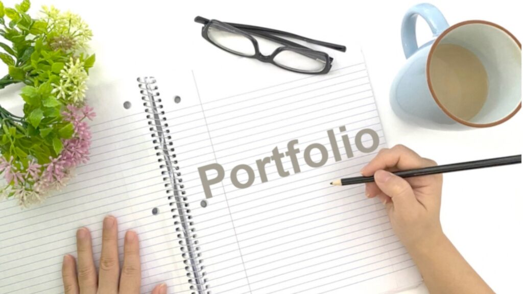 portfolio text notepad