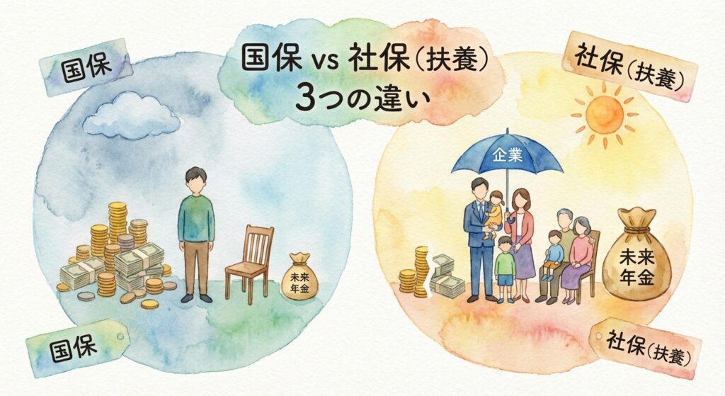 Comparison 3 differences