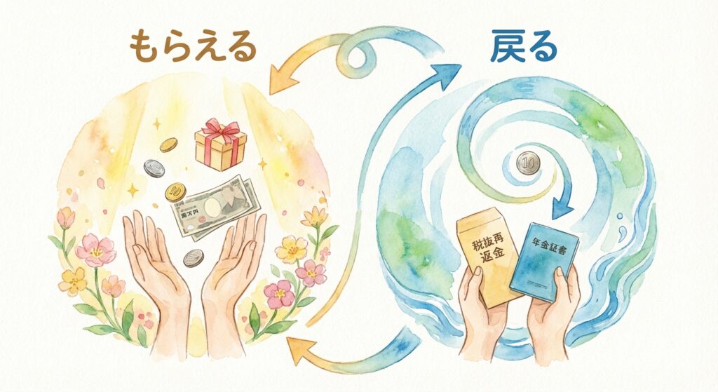 Return and given money