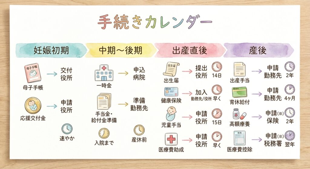 Postpartum calendar funds

