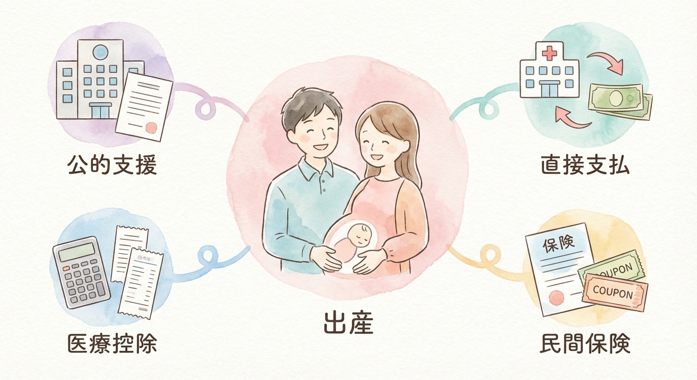 Childbirth cost diagram