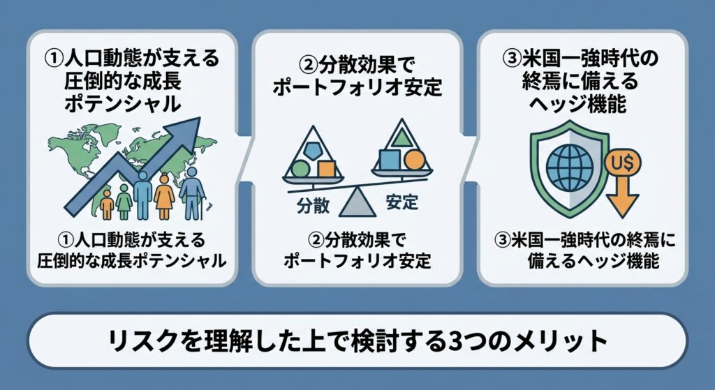 3 considerations given risks
