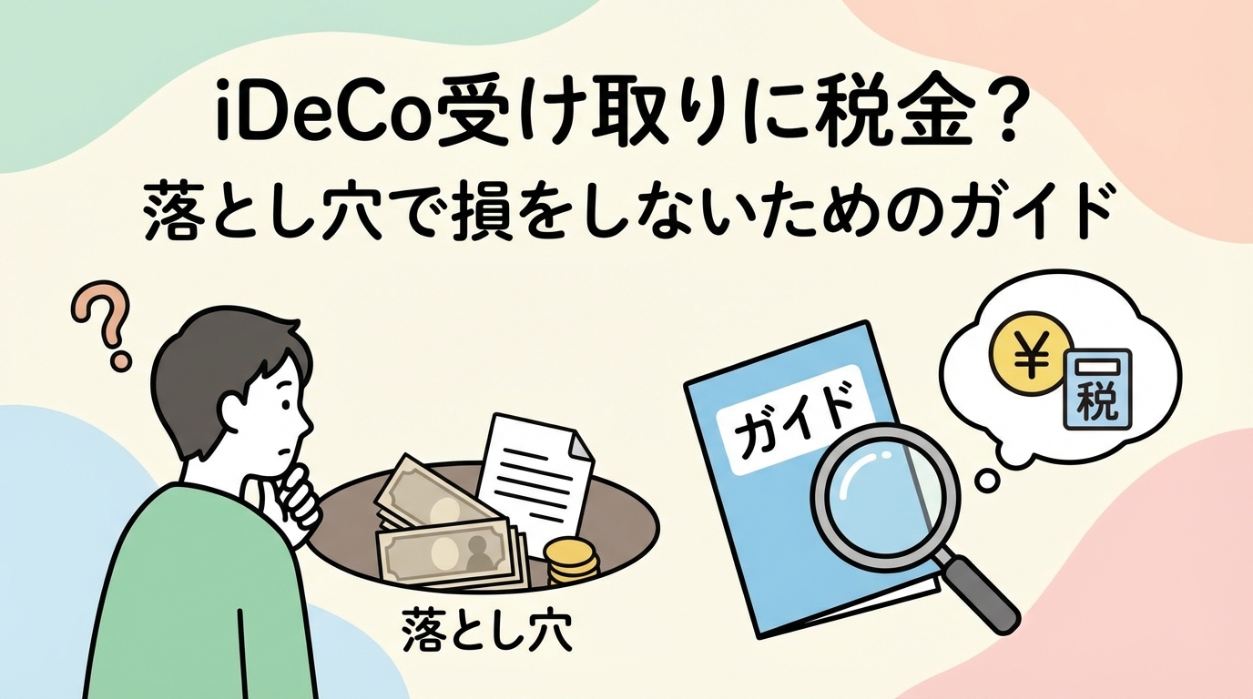 iDeCo受け取りに税金？落とし穴で損をしないためのガイド