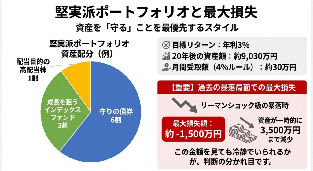 conservative portfolio loss potential