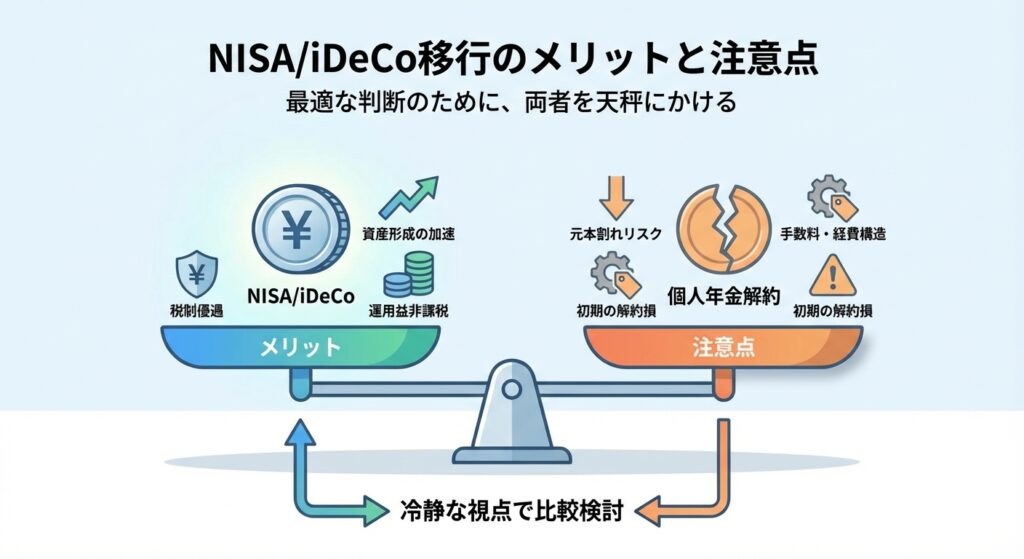 risk vs merit scale ai generated