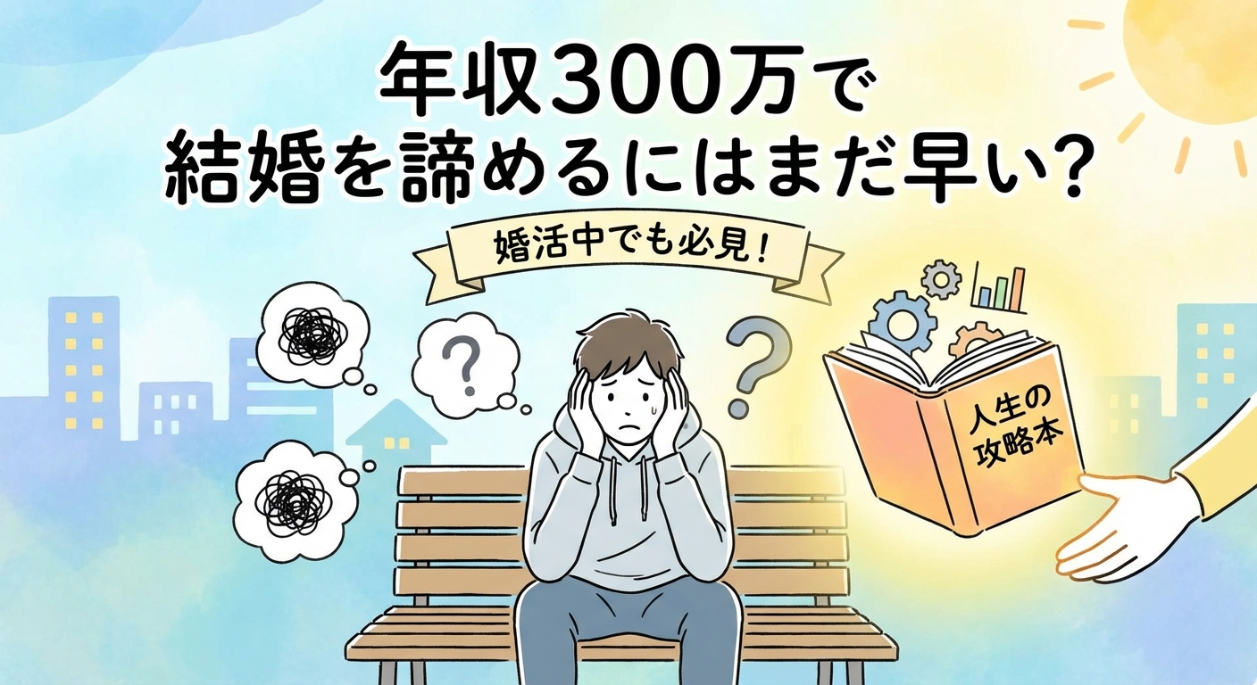 年収300万で結婚を諦めるには早い？婚活中でも必見！